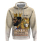 Lion Black King Zip Hoodie African Heritage