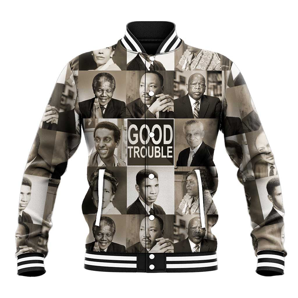 Good Trouble Baseball Jacket Civil Rights Leaders DT02