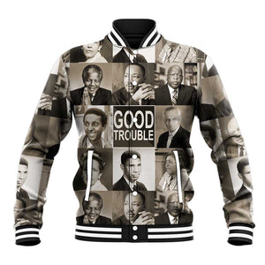 Good Trouble Baseball Jacket Civil Rights Leaders DT02