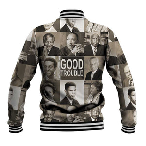 Good Trouble Baseball Jacket Civil Rights Leaders DT02