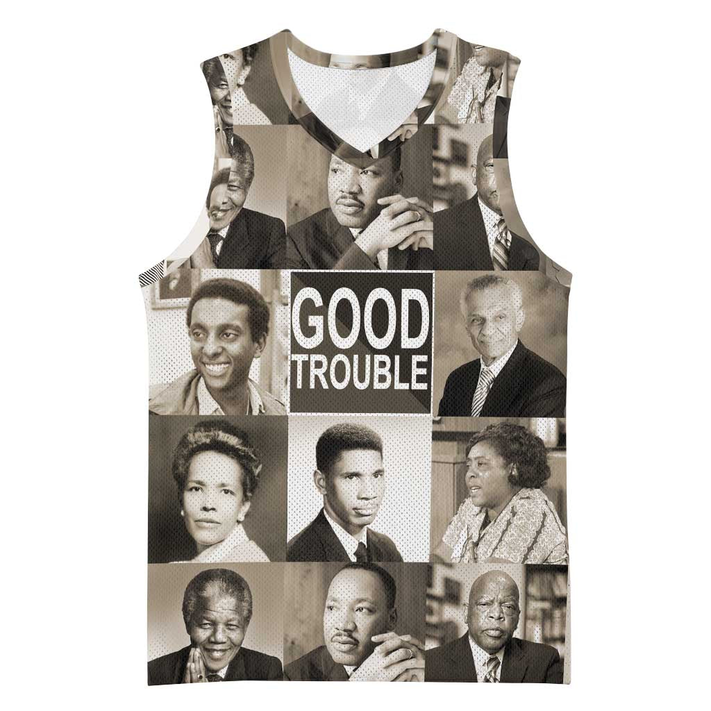 Good Trouble Basketball Jersey Civil Rights Leaders - African Pride