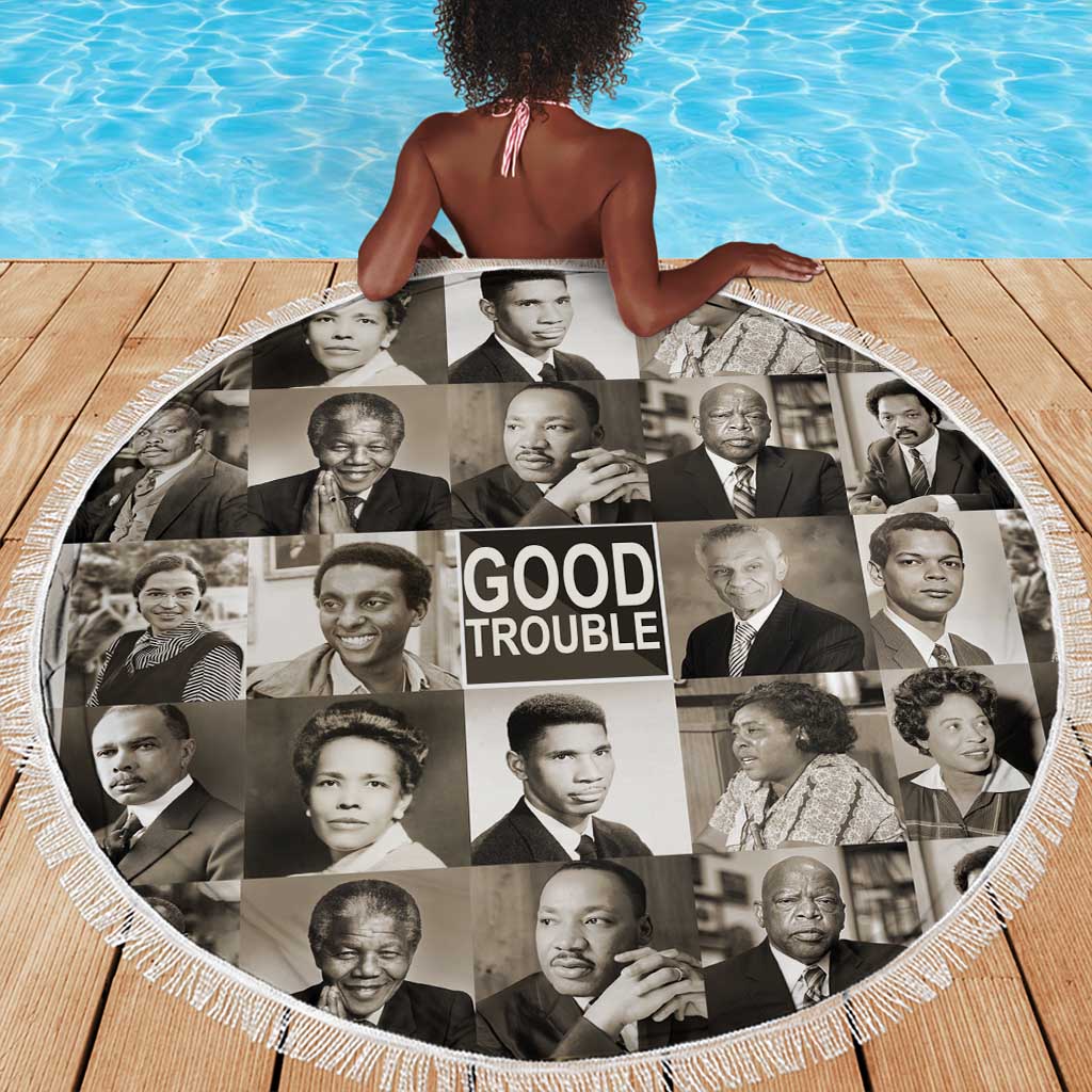 Good Trouble Beach Blanket Civil Rights Leaders