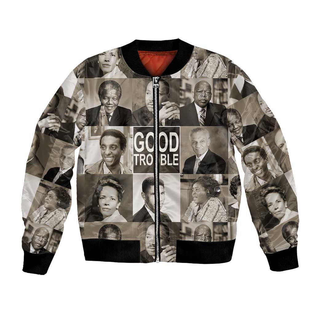 Good Trouble Bomber Jacket Civil Rights Leaders