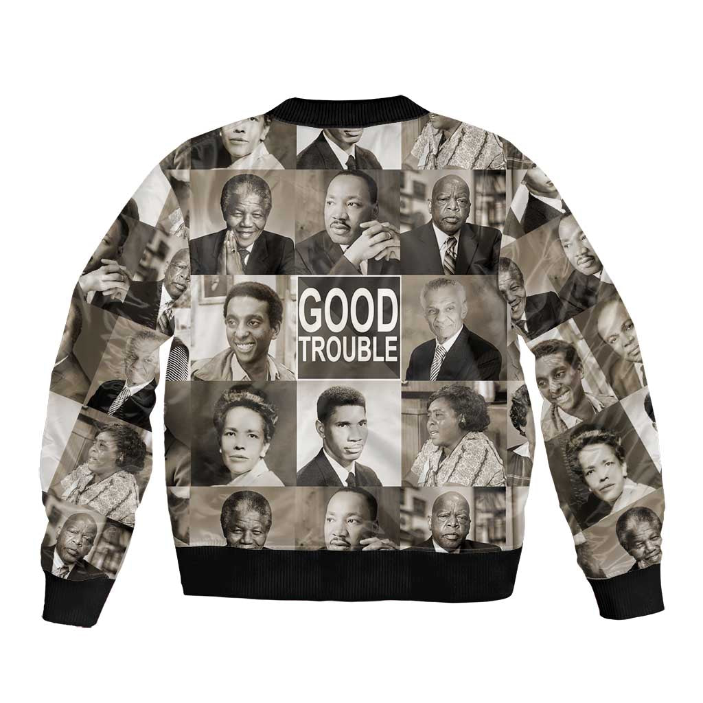 Good Trouble Bomber Jacket Civil Rights Leaders
