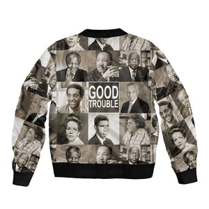Good Trouble Bomber Jacket Civil Rights Leaders