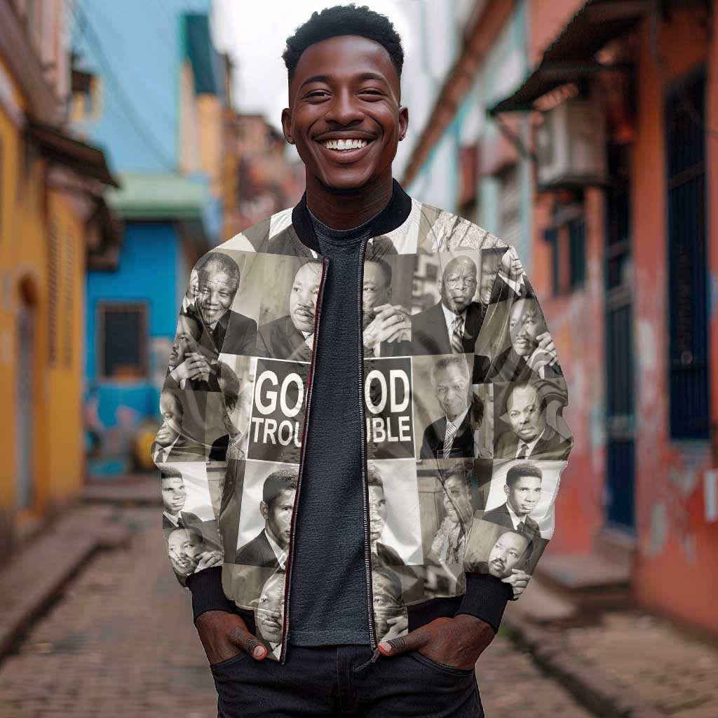 Good Trouble Bomber Jacket Civil Rights Leaders