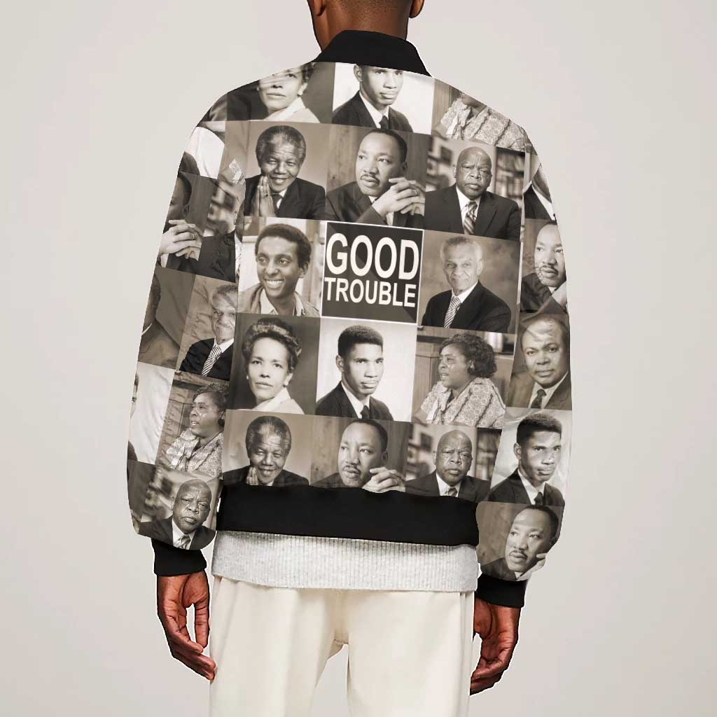 Good Trouble Bomber Jacket Civil Rights Leaders