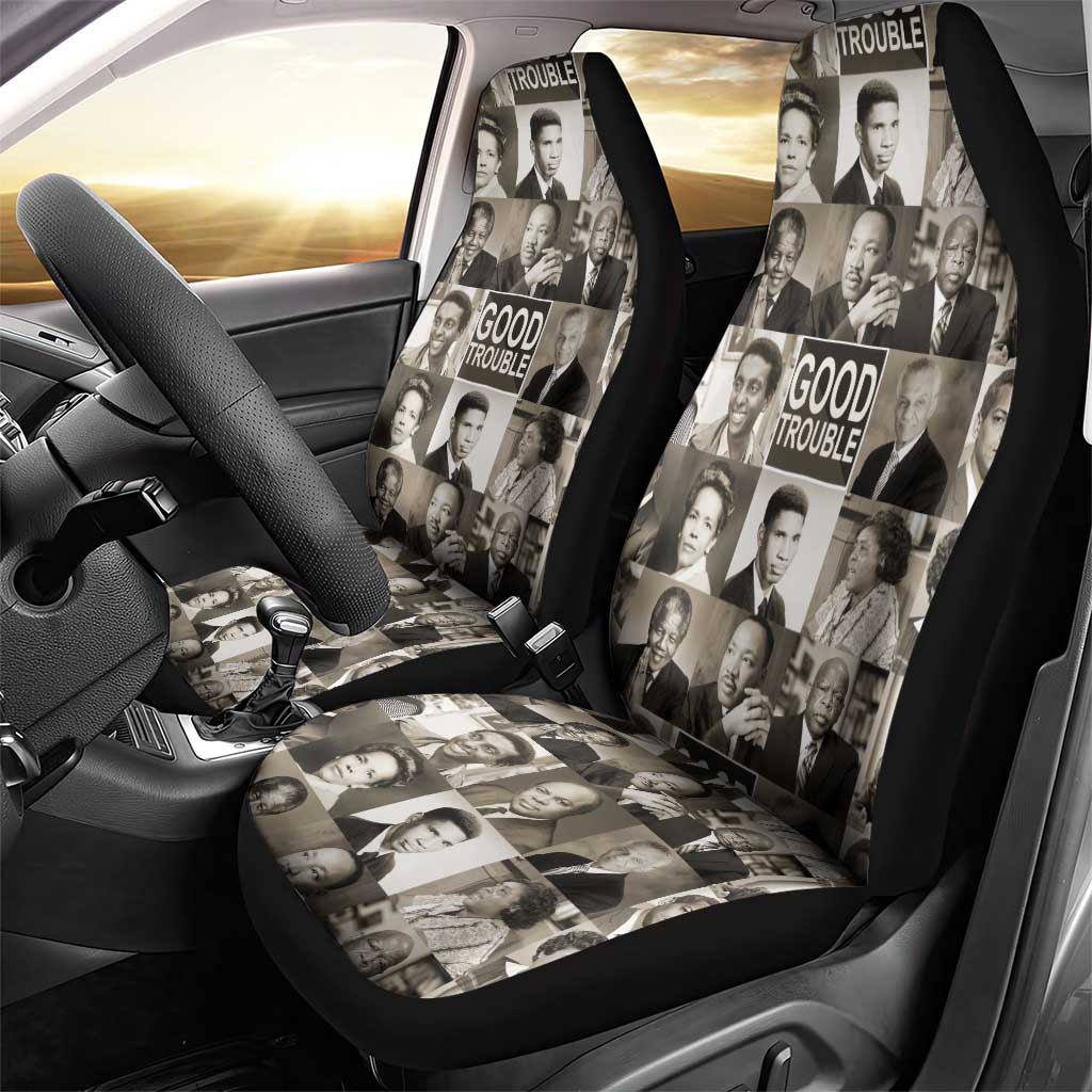 Good Trouble Car Seat Cover Civil Rights Leaders