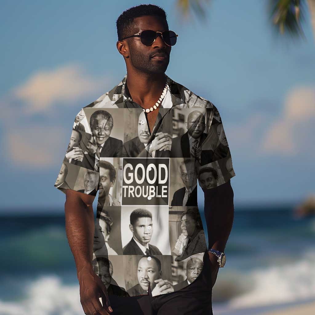 Good Trouble Hawaiian Shirt Civil Rights Leaders