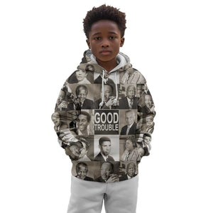 Good Trouble Kid Hoodie Civil Rights Leaders