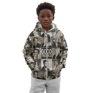 Good Trouble Kid Hoodie Civil Rights Leaders