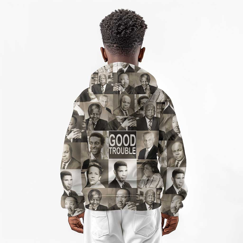 Good Trouble Kid Hoodie Civil Rights Leaders