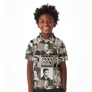 Good Trouble Kid Polo Shirt Civil Rights Leaders