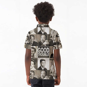 Good Trouble Kid Polo Shirt Civil Rights Leaders