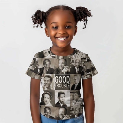Good Trouble Kid T shirt Civil Rights Leaders