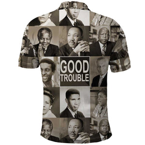 Good Trouble Polo Shirt Civil Rights Leaders