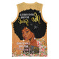 Personalized African Black Women Basketball Jersey She Who Kneels Before God - African Pride