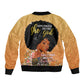 Personalized African Black Women Bomber Jacket She Who Kneels Before God