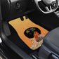Personalized African Black Women Car Mats She Who Kneels Before God