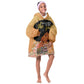 Personalized African Black Women KId Wearable Blanket Hoodie She Who Kneels Before God