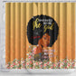Personalized African Black Women Shower Curtain She Who Kneels Before God