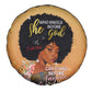 Personalized African Black Women Spare Tire Cover She Who Kneels Before God