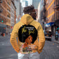 Personalized African Black Women Zip Hoodie She Who Kneels Before God