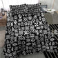 African Adinkra Bedding Set - Mixed Pattern Symbols