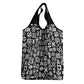 African Adinkra Grocery Bag - Mixed Pattern Symbols