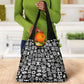 African Adinkra Grocery Bag - Mixed Pattern Symbols