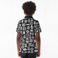 African Adinkra Kid Polo Shirt - Mixed Pattern Symbols