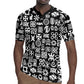 African Adinkra Rugby Jersey - Mixed Pattern Symbols
