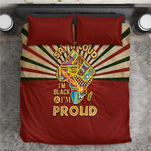 Proud African Bedding Set - Hand Up Africa Map Art