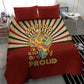 Proud African Bedding Set - Hand Up Africa Map Art