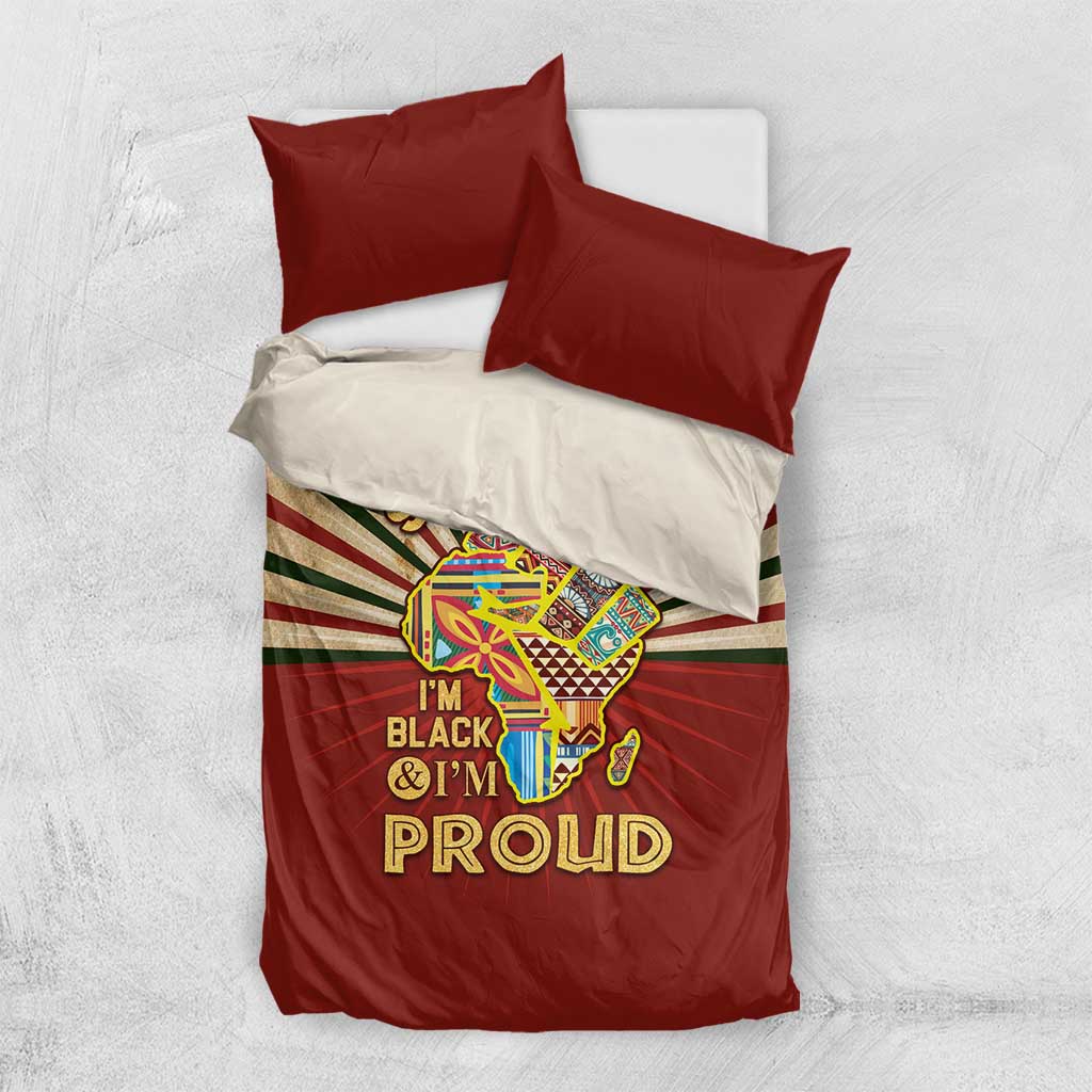 Proud African Bedding Set - Hand Up Africa Map Art