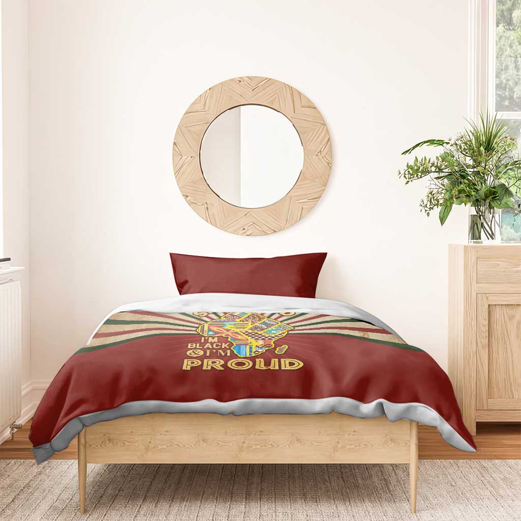 Proud African Bedding Set - Hand Up Africa Map Art