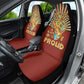 Proud African Car Seat Cover - Hand Up Africa Map Art