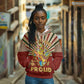 Proud African Hoodie - Hand Up Africa Map Art