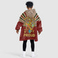 Proud African KId Wearable Blanket Hoodie - Hand Up Africa Map Art