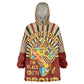 Proud African KId Wearable Blanket Hoodie - Hand Up Africa Map Art