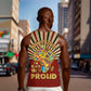 Proud African Men Tank Top - Hand Up Africa Map Art