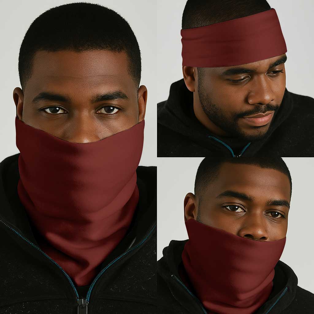 Proud African Neck Gaiter - Hand Up Africa Map Art - African Pride