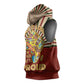 Proud African Sleeveless Hoodie - Hand Up Africa Map Art - African Pride