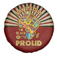 Proud African Spare Tire Cover - Hand Up Africa Map Art