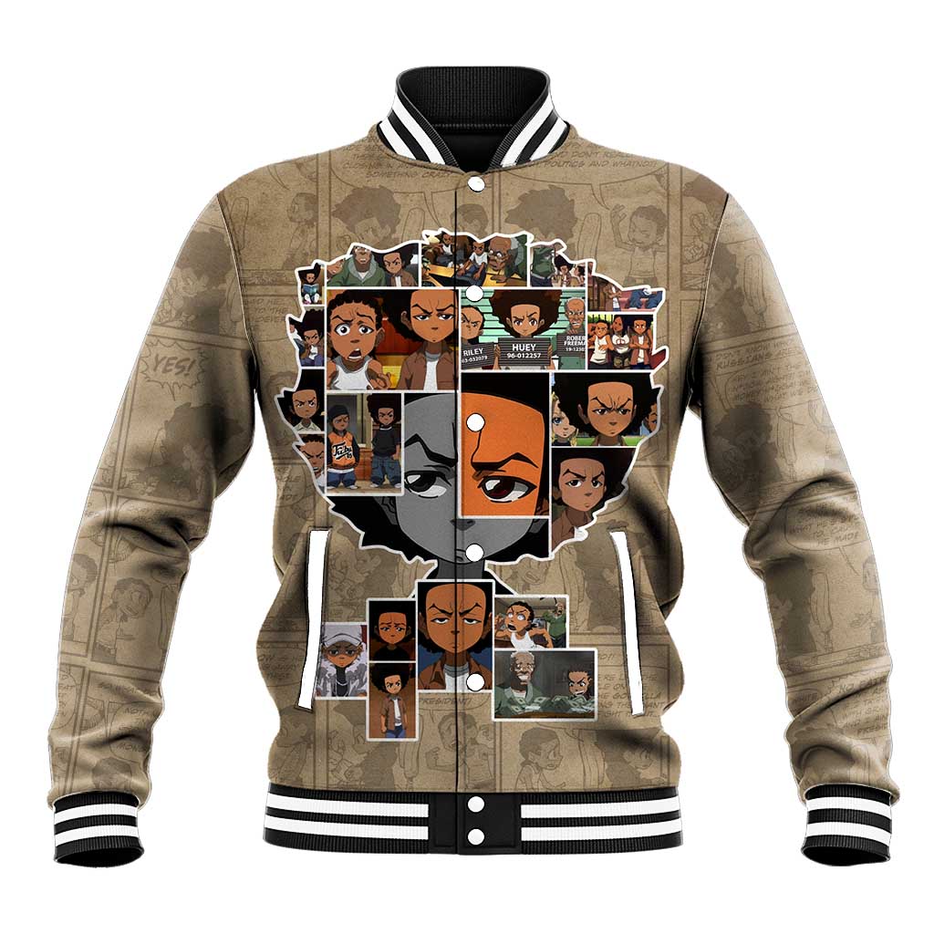 Honoring Huey Freeman - African American Baseball Jacket DT02