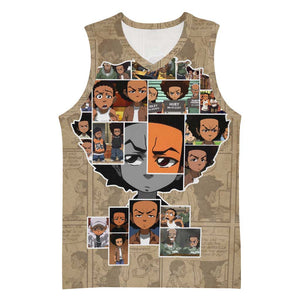 Honoring Huey Freeman - African American Basketball Jersey - African Pride