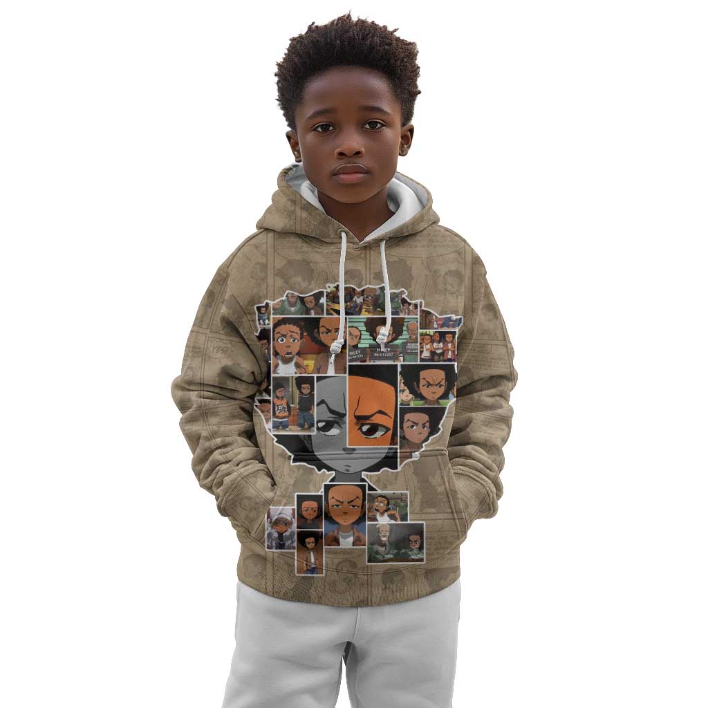 Honoring Huey Freeman - African American Kid Hoodie