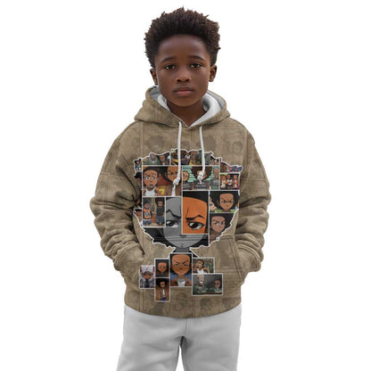 Honoring Huey Freeman - African American Kid Hoodie