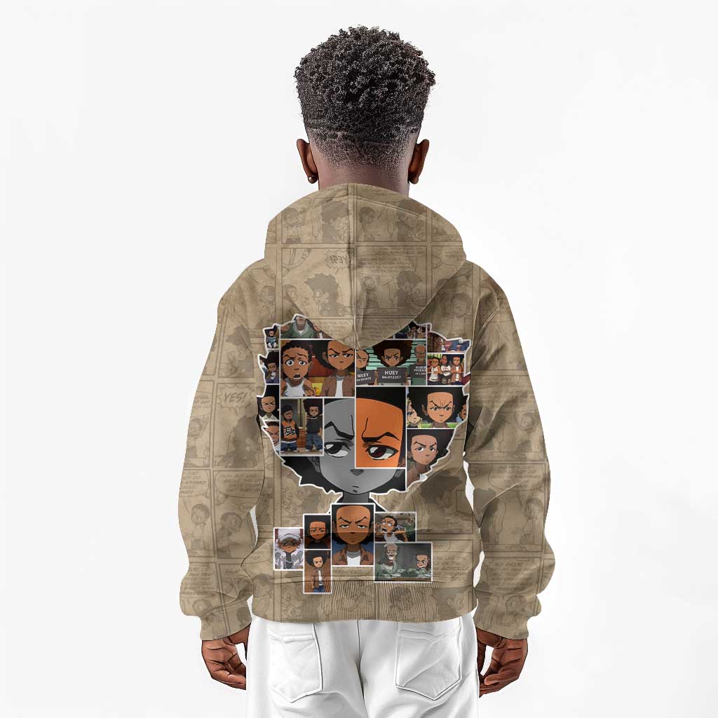 Honoring Huey Freeman - African American Kid Hoodie
