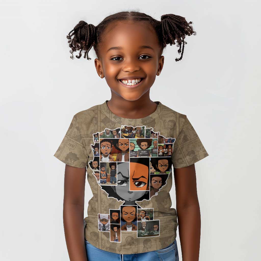 Honoring Huey Freeman - African American Kid T shirt